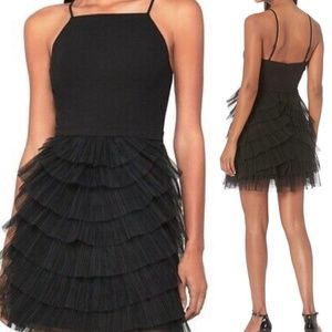 BCBG MAXAZARIA cocktail cassandra pleated dress